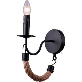 Бра ARTE LAMP MARSIGLIA A8956AP-1BK Бра ARTE LAMP MARSIGLIA A8956AP-1BK