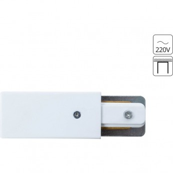 Коннектор-токопровод ARTE LAMP TRACK ACCESSORIESA 160233 для шинопровода Коннектор-токопровод ARTE LAMP TRACK ACCESSORIESA 160233 для шинопровода