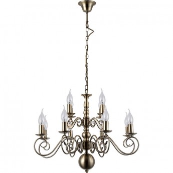 Люстра ARTE LAMP ISABEL A1129LM-12AB Люстра ARTE LAMP ISABEL A1129LM-12AB