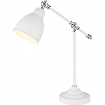 Настольная лампа ARTE LAMP BRACCIO A2054LT-1WHпод лампу 1xE27 60W Настольная лампа ARTE LAMP BRACCIO A2054LT-1WHпод лампу 1xE27 60W