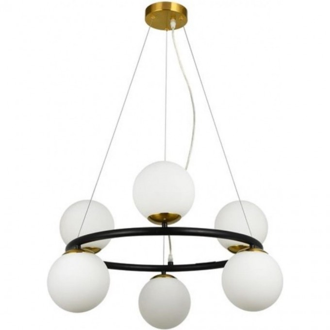 Подвесная люстра ARTE LAMP ALCOR A2224SP-6BK