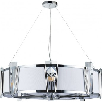 Подвесная люстра ARTE LAMP GRATO A4079LM-8CC Подвесная люстра ARTE LAMP GRATO A4079LM-8CC
