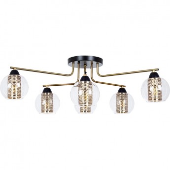 Потолочная люстра ARTE LAMP MANCHESTER A7045PL-6BK Потолочная люстра ARTE LAMP MANCHESTER A7045PL-6BK