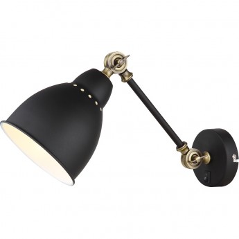Спот на гибкой ножке ARTE LAMP BRACCIO A2054AP-1BK под лампу 1xE27 60W Спот на гибкой ножке ARTE LAMP BRACCIO A2054AP-1BK под лампу 1xE27 60W
