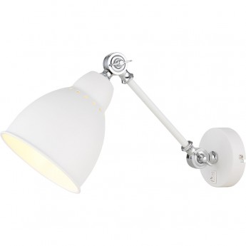 Спот на гибкой ножке ARTE LAMP BRACCIO A2054AP-1WH под лампу 1xE27 60W Спот на гибкой ножке ARTE LAMP BRACCIO A2054AP-1WH под лампу 1xE27 60W